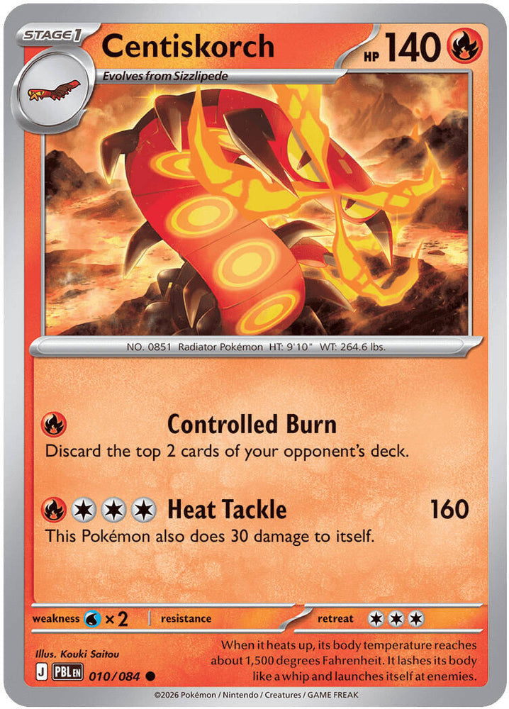 Centiskorch (010/084) [Mega Evolution: Pitch Black]