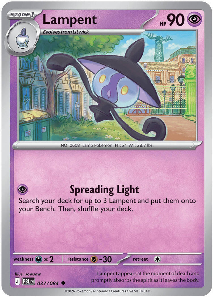 Lampent (037/084) [Mega Evolution: Pitch Black]