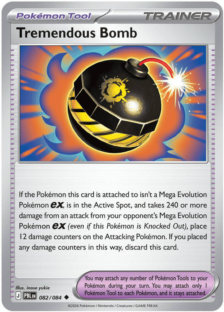 Tremendous Bomb (082/084) [Mega Evolution: Pitch Black]