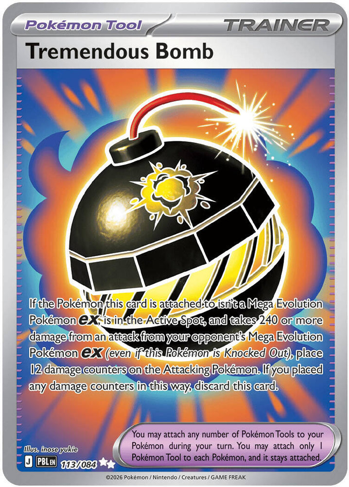 Tremendous Bomb (113/084) [Mega Evolution: Pitch Black]