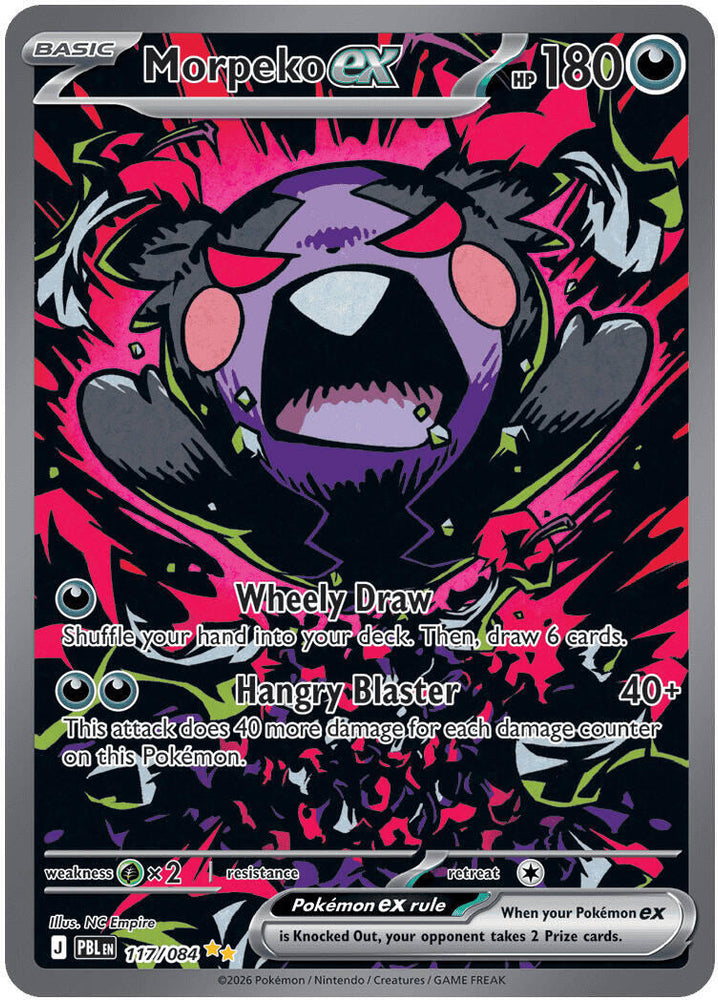 Morpeko ex (117/084) [Mega Evolution: Pitch Black]