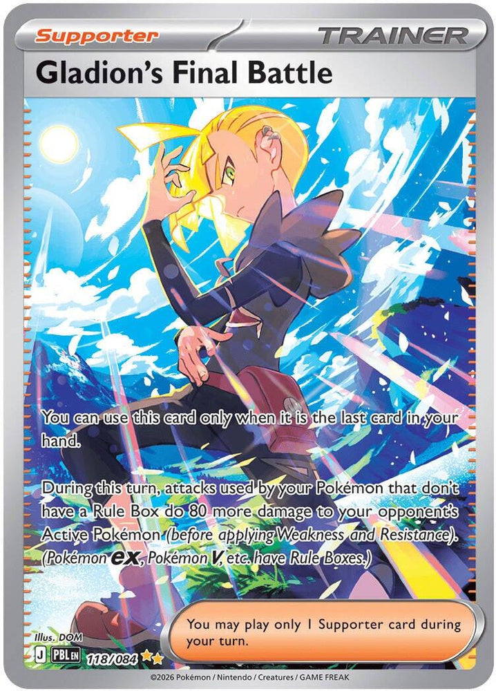 Gladion's Final Battle (118/084) [Mega Evolution: Pitch Black]