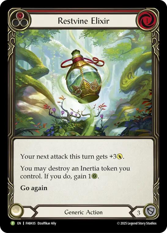Restvine Elixir [FAB435] (Promo)  Cold Foil