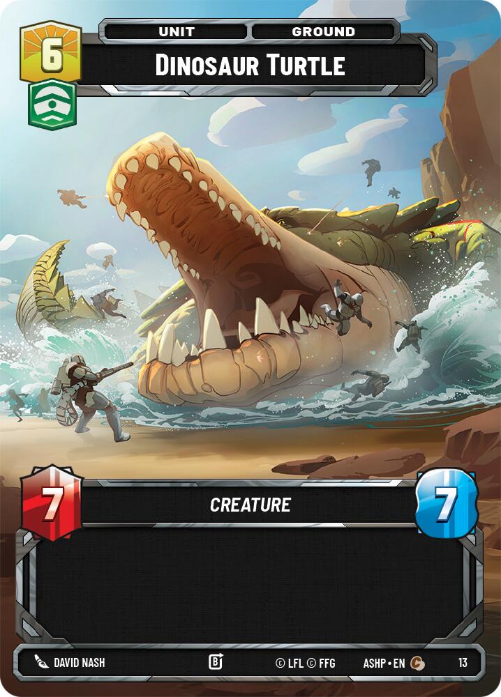 Dinosaur Turtle (13) (13) [Ashes of the Empire Weekly Play Promos]