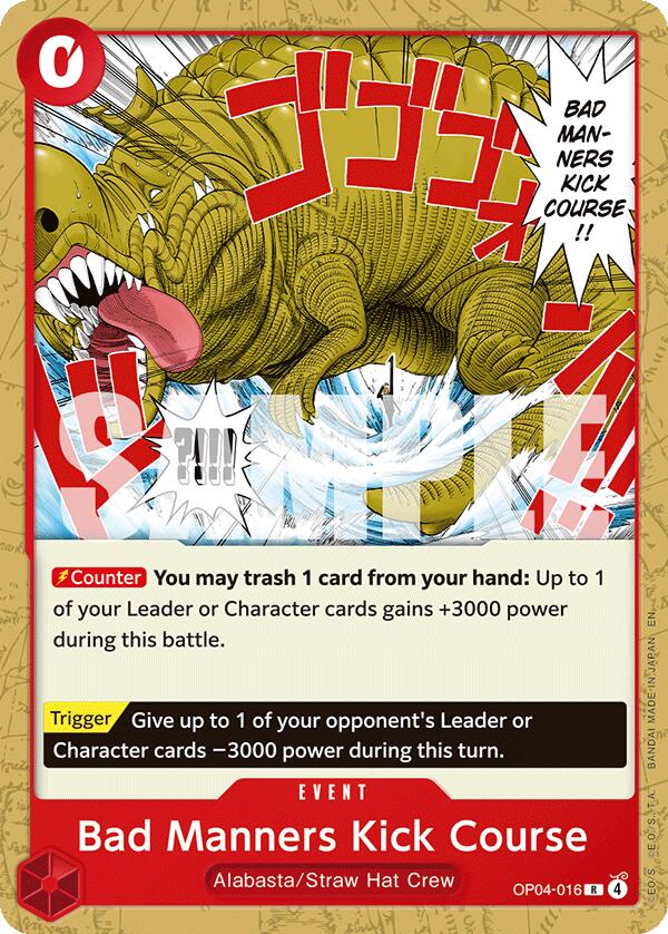 Bad Manners Kick Course [Starter Deck: RED Monkey.D.Luffy]