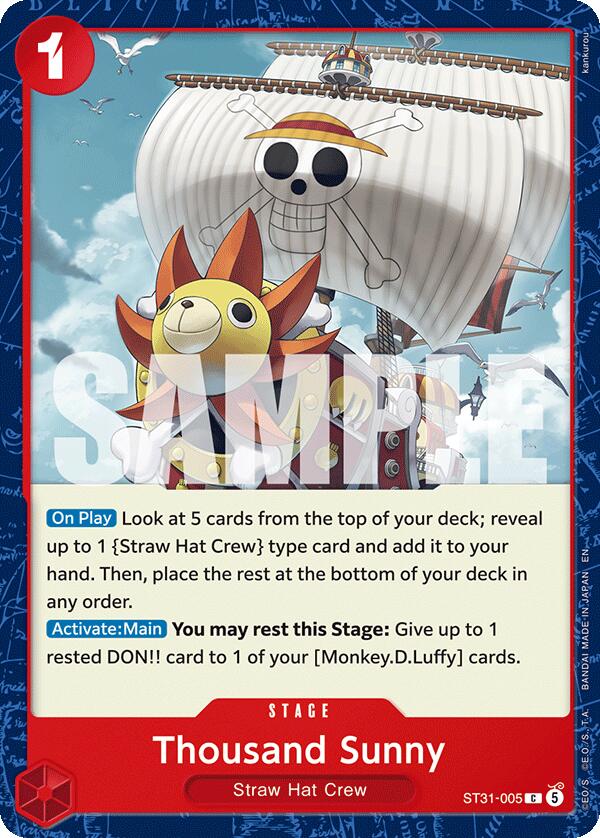 Thousand Sunny [Starter Deck: RED Monkey.D.Luffy]