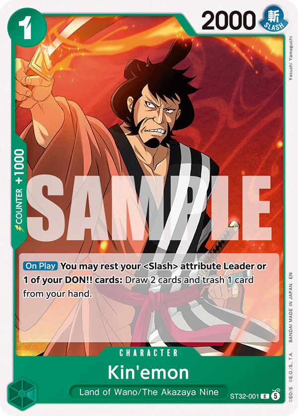 Kin'emon [Starter Deck: GREEN Roronoa Zoro]