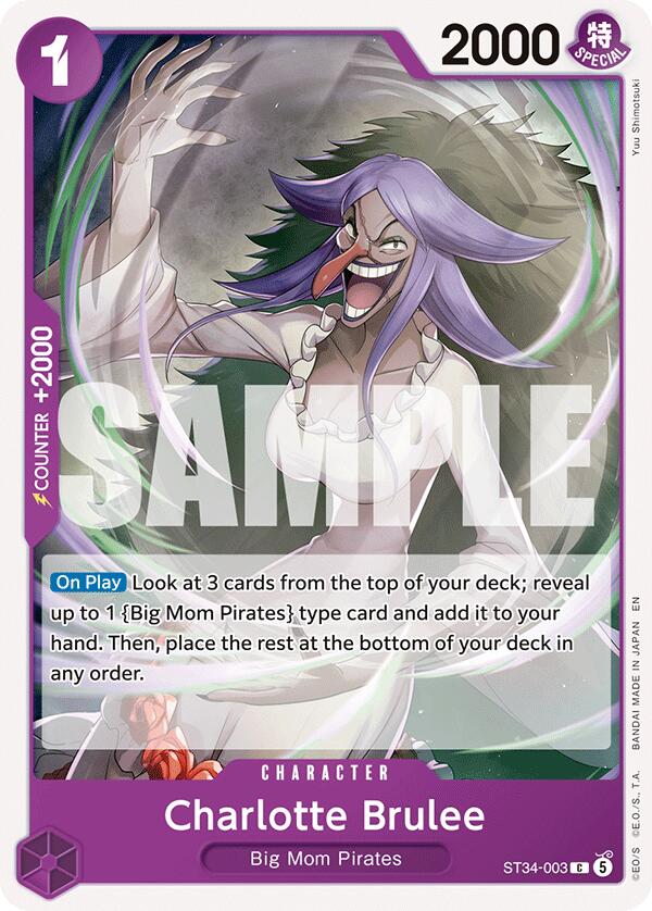 Charlotte Brulee (ST34-003) [Starter Deck: PURPLE Charlotte Katakuri]