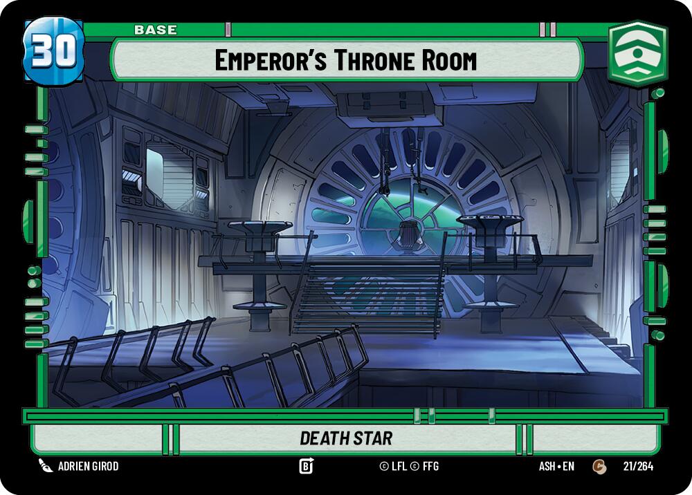 Emperor's Throne Room // Mandalorian (21/264 // T01) (21/264 // T01) [Ashes of the Empire]
