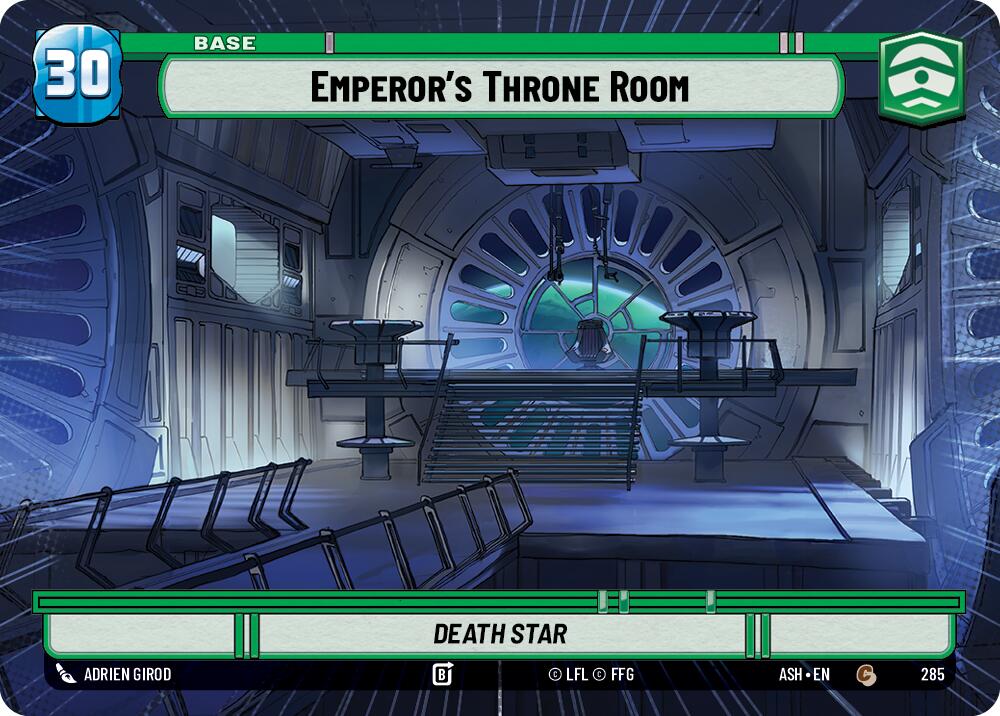 Emperor's Throne Room // Shield (285 // t06) (Hyperspace) (285 // T06) [Ashes of the Empire]