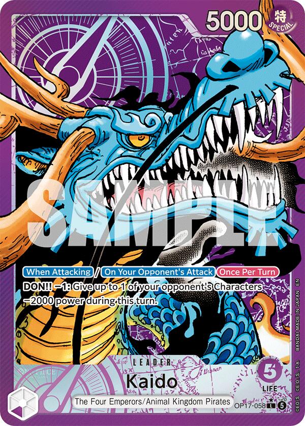 Kaido (OP17-058) (Alternate Art) [The World's Strongest Warriors]