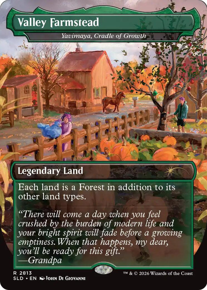 Valley Farmstead - Yavimaya, Cradle of Growth [Secret Lair Drop Series]