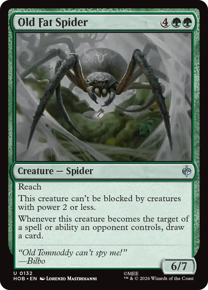 Old Fat Spider [The Hobbit]