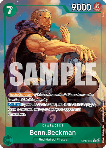 Benn.Beckman (OP17-027) (Alternate Art) [The World's Strongest Warriors]