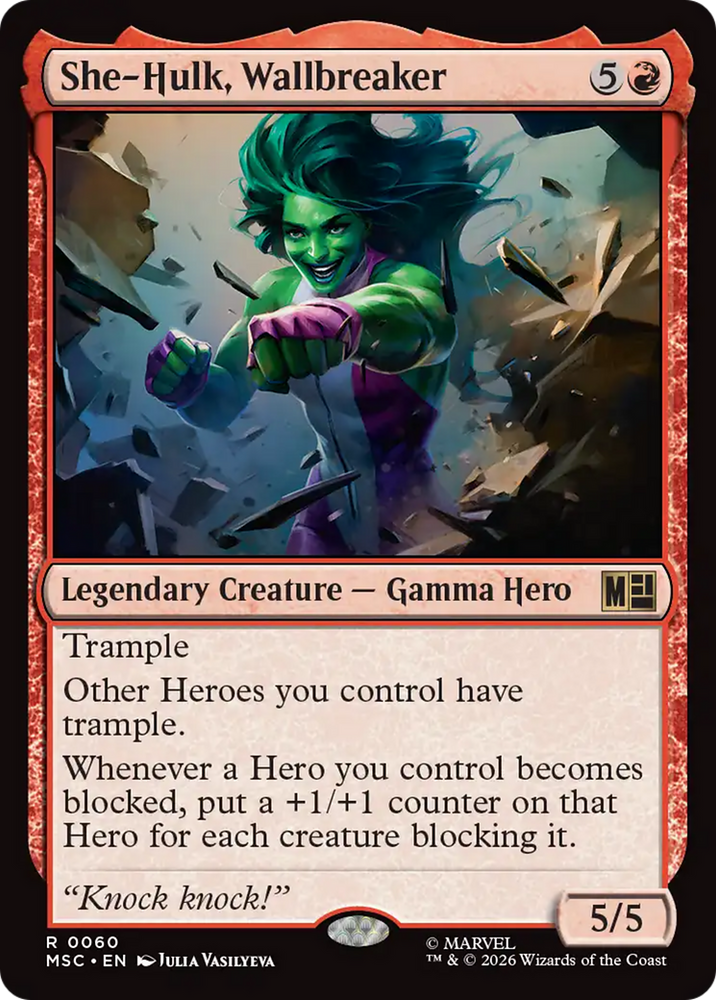 She-Hulk, Wallbreaker [Marvel Super Heroes Commander]