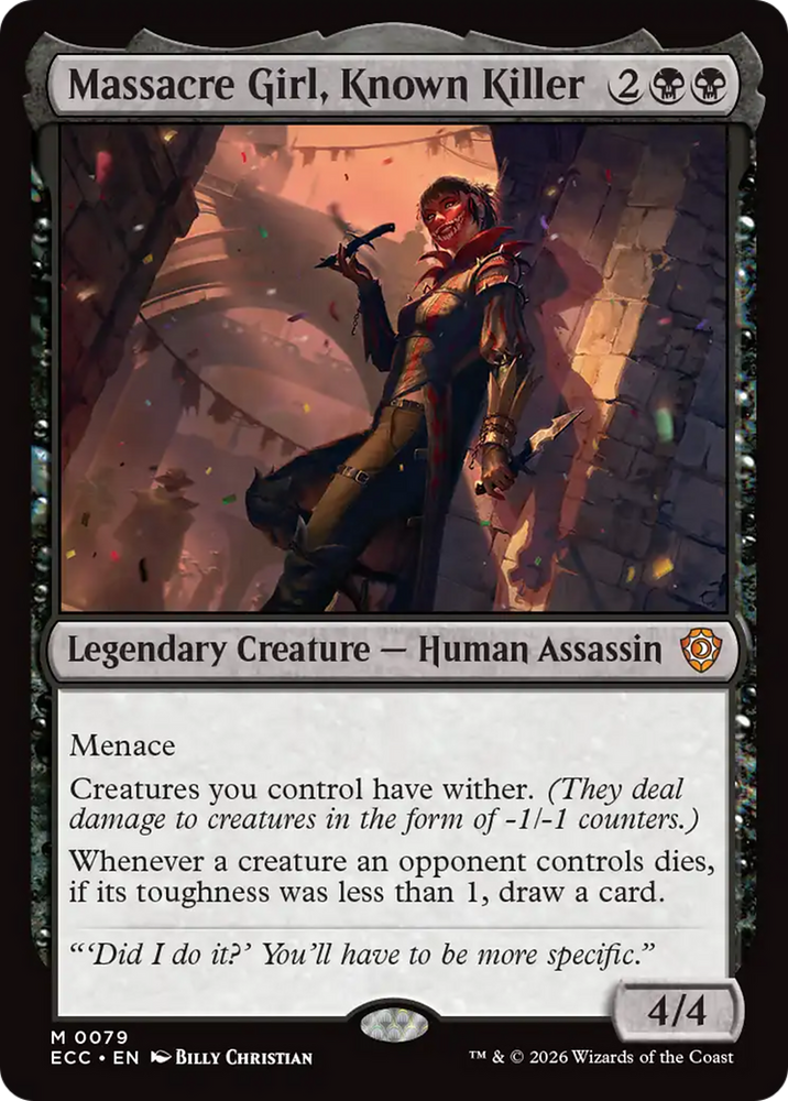 Massacre Girl, Known Killer [Lorwyn Eclipsed Commander]