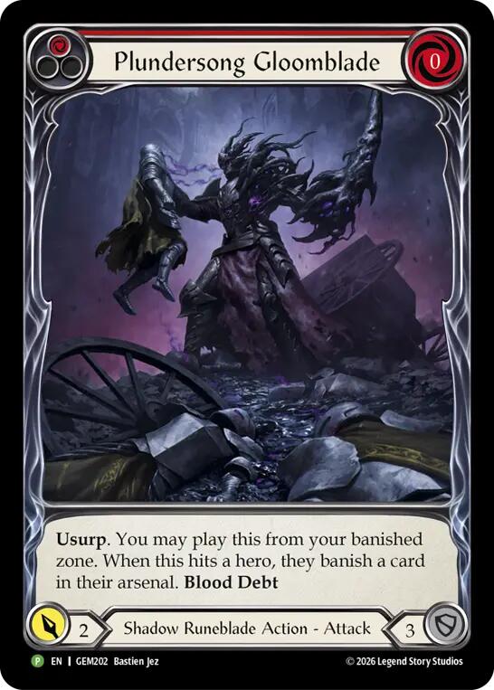 Plundersong Gloomblade [GEM202] (GEM Pack 6)