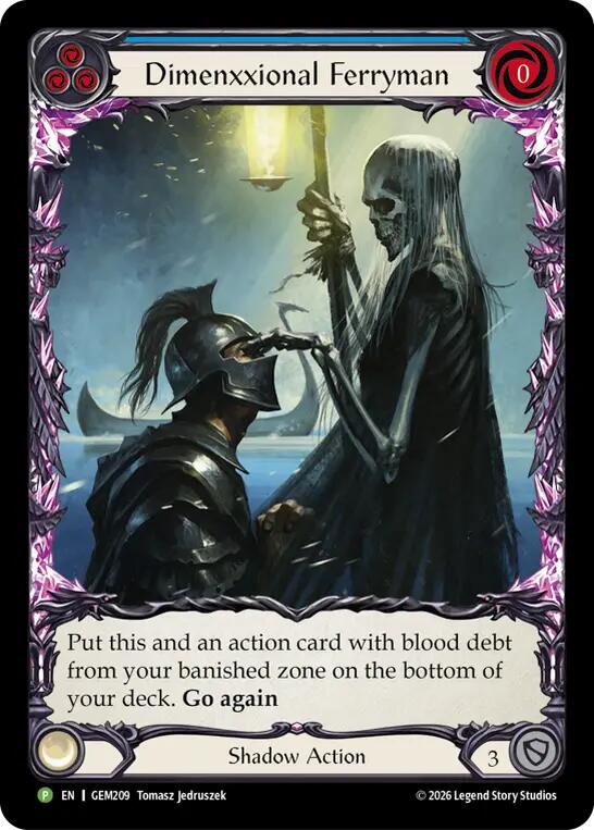 Dimenxxional Ferryman [GEM209] (GEM Pack 6)  Rainbow Foil