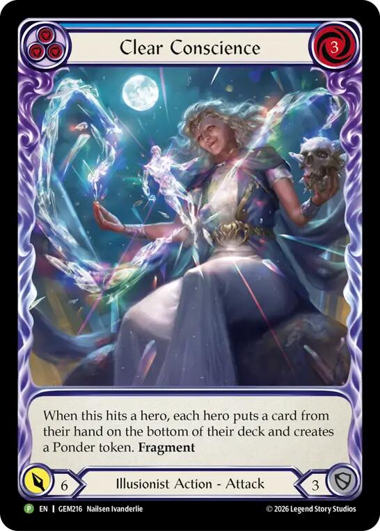 Clear Conscience [GEM216] (GEM Pack 6)  Rainbow Foil
