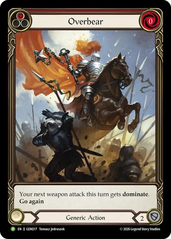 Overbear [GEM217] (GEM Pack 6)  Rainbow Foil