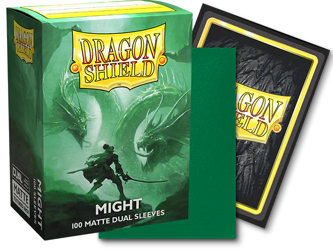 Dragon Shield: Standard 100ct Sleeves (Dual Matte) - Might