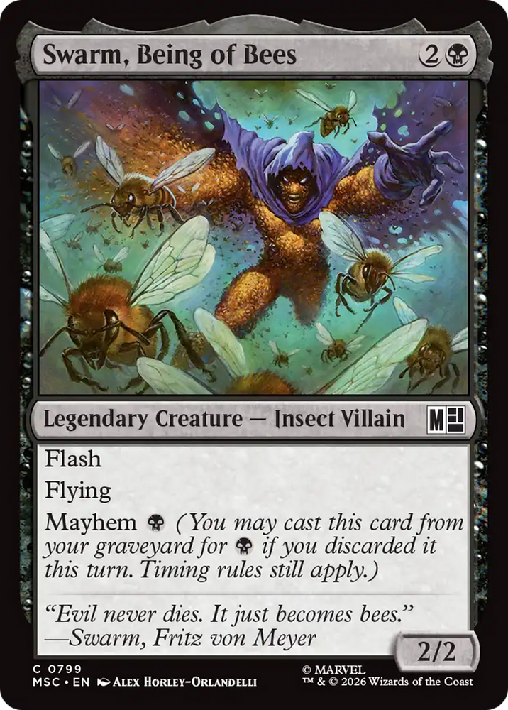Swarm, Being of Bees [Marvel Super Heroes Commander]