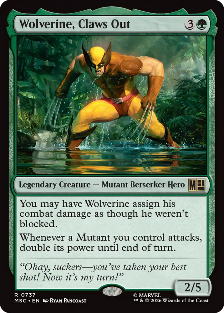 Wolverine, Claws Out [Marvel Super Heroes Commander]