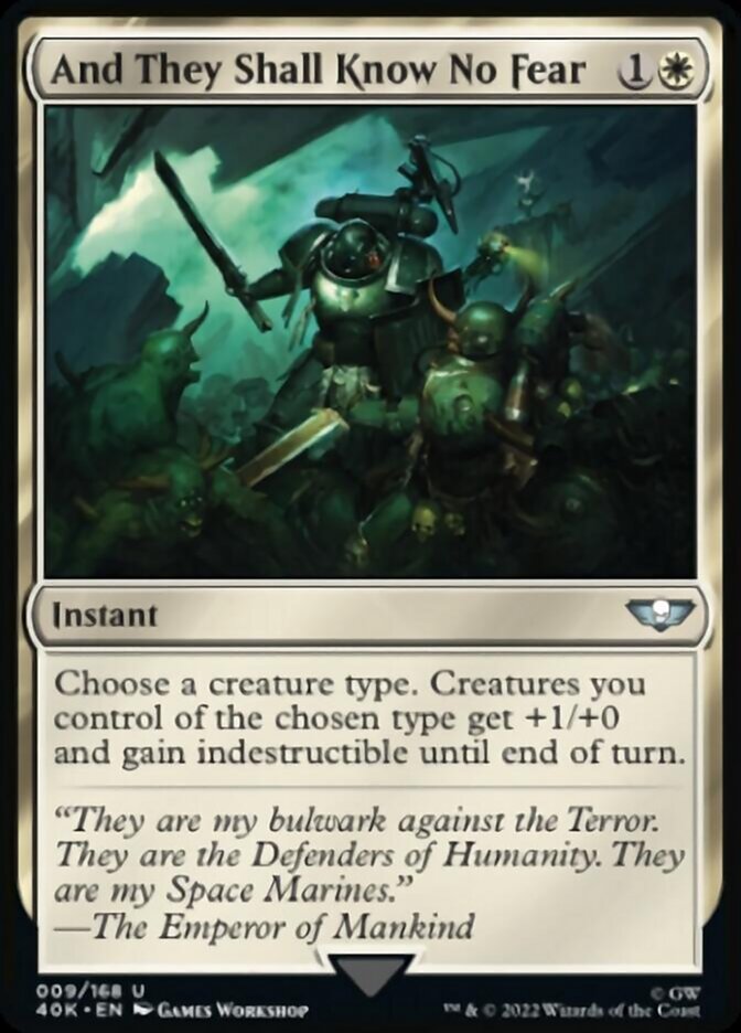 And They Shall Know No Fear [Warhammer 40,000]