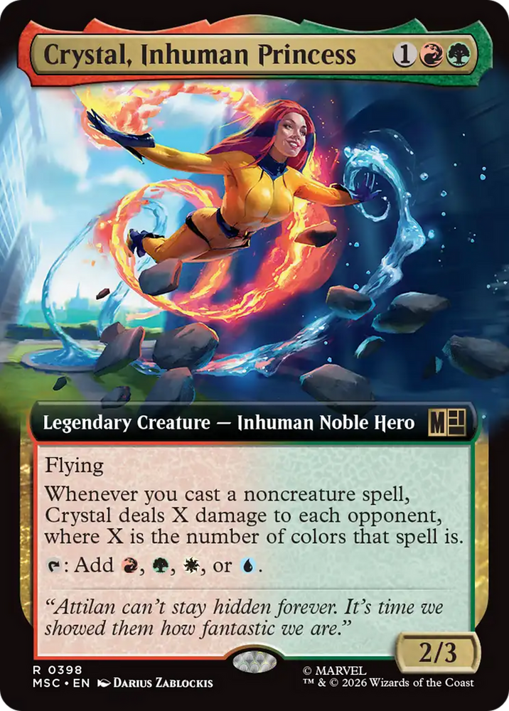 Crystal, Inhuman Princess (Extended Art) [Marvel Super Heroes Commander]