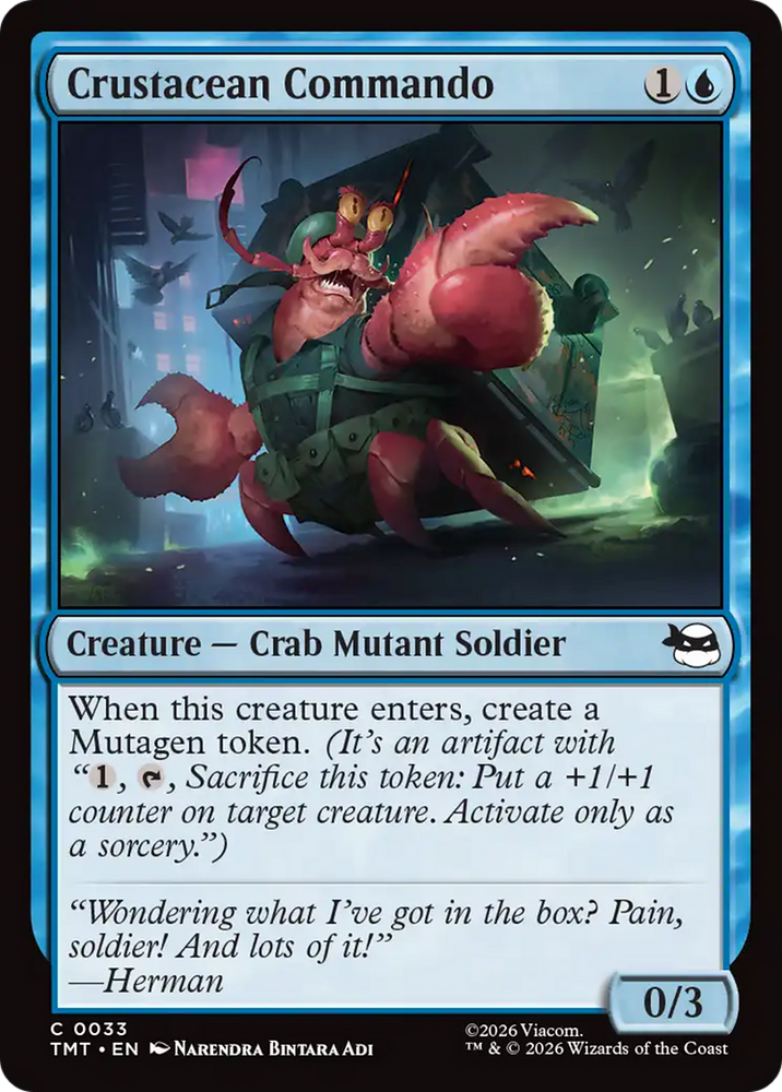 Crustacean Commando [Teenage Mutant Ninja Turtles]