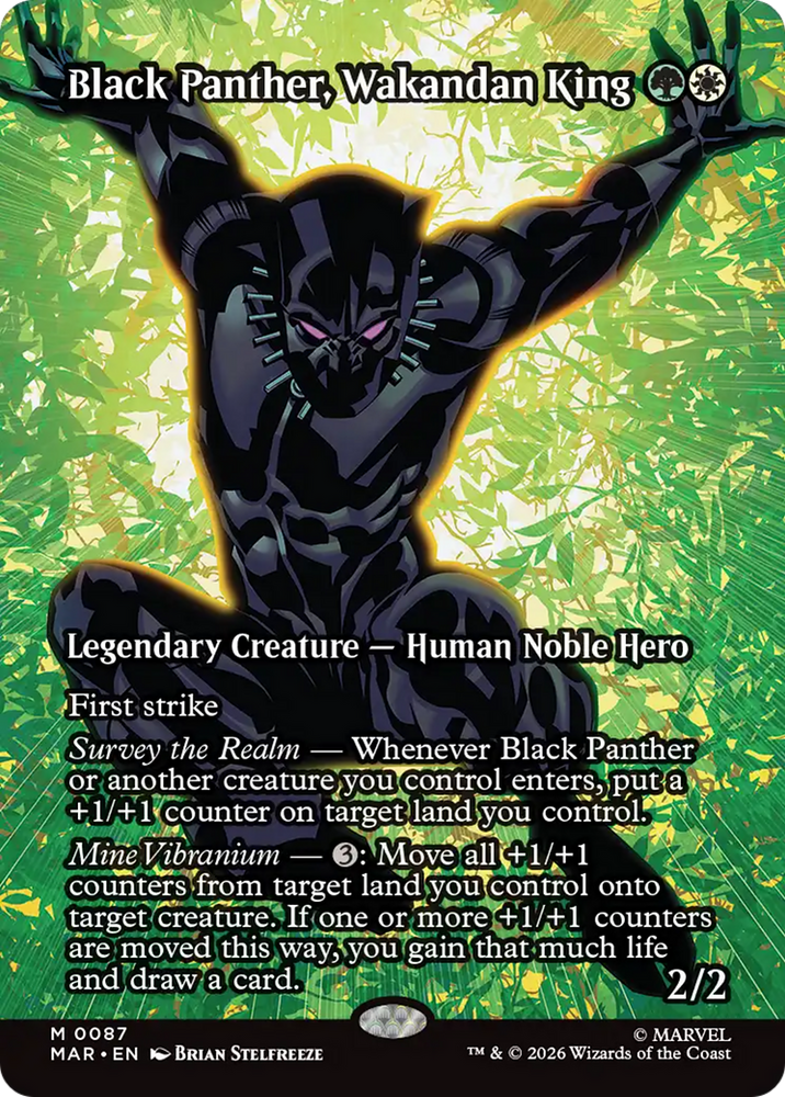 Black Panther, Wakandan King (Borderless) [Marvel Universe: Eternal-Legal]