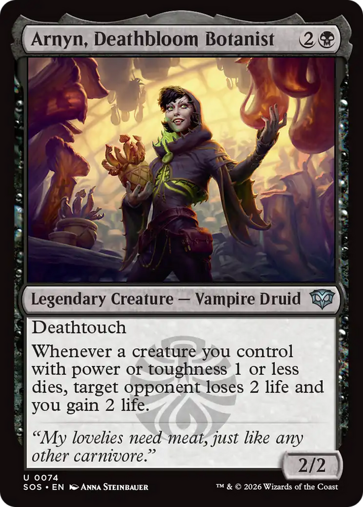Arnyn, Deathbloom Botanist [Secrets of Strixhaven]