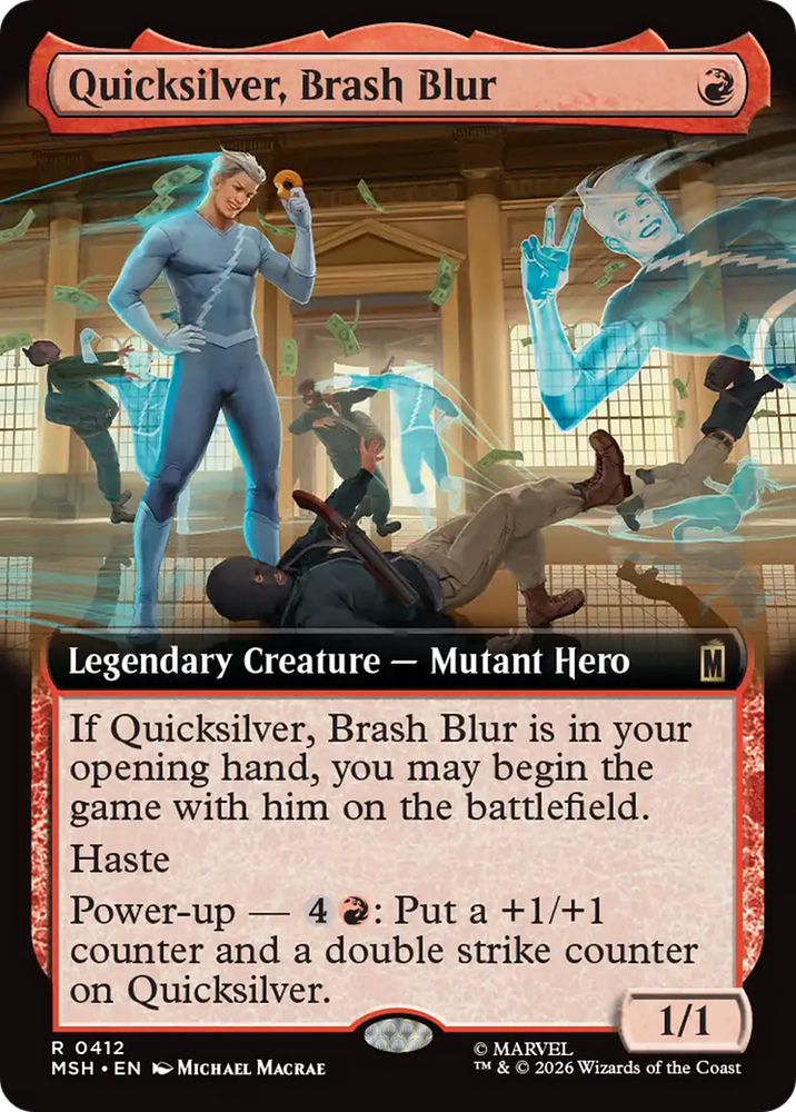Quicksilver, Brash Blur (Extended Art) [Marvel Super Heroes]