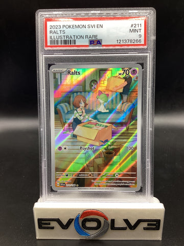 Ralts (211/198) [Pokemon Scarlet & Violet: Base Set] PSA 9