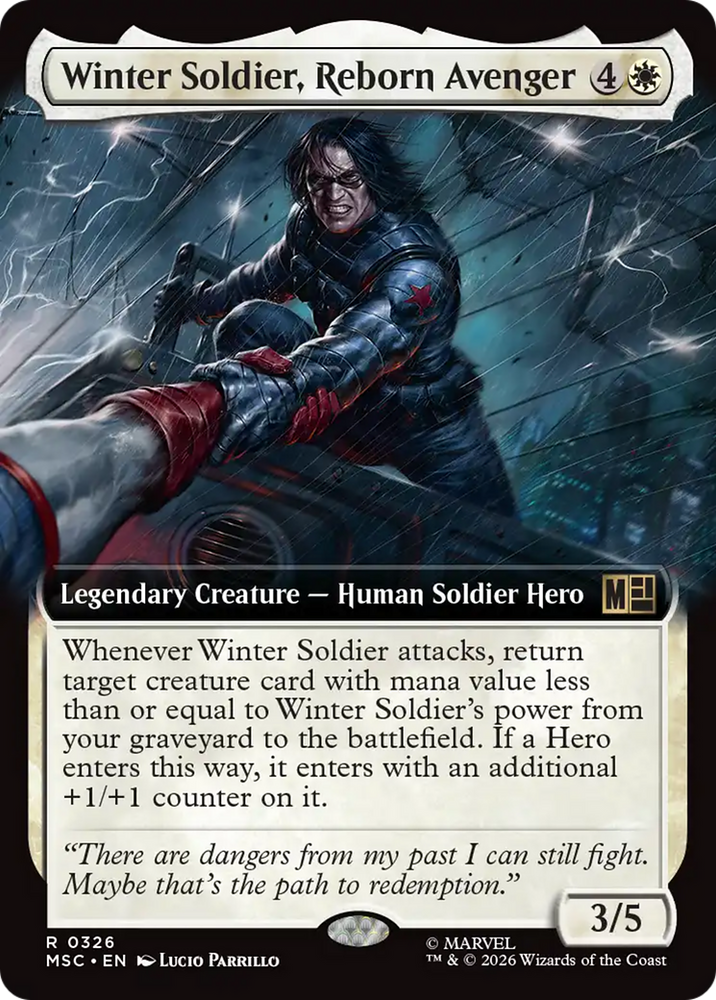 Winter Soldier, Reborn Avenger (Extended Art) [Marvel Super Heroes Commander]