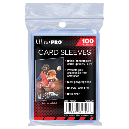 ultra pro Soft Trading Card Penny Sleeves - 100 count