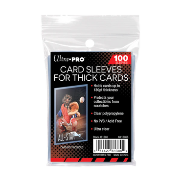 Ultra Pro thick 2.5" x 3.5" Soft Trading Card Penny Sleeves 100ct