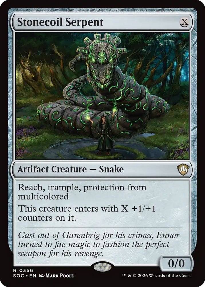 Stonecoil Serpent [Secrets of Strixhaven Commander]