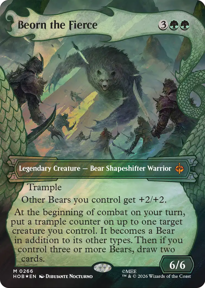 Beorn the Fierce (Showcase) (Surge Foil) [The Hobbit]