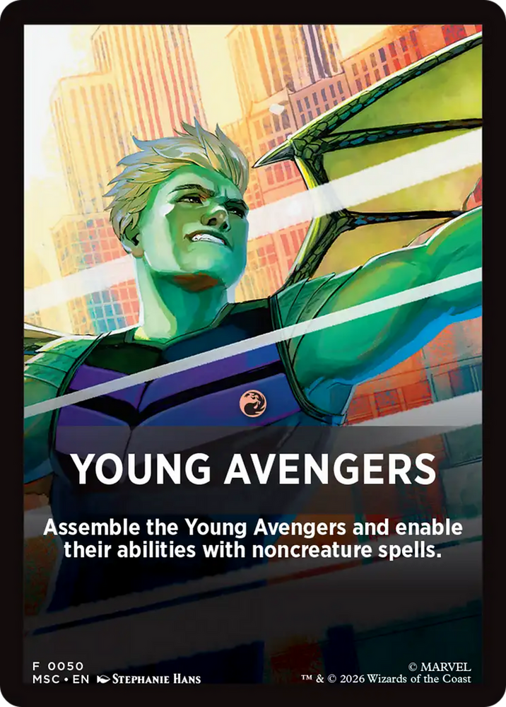 Young Avengers Theme Card [Marvel Super Heroes Commander]