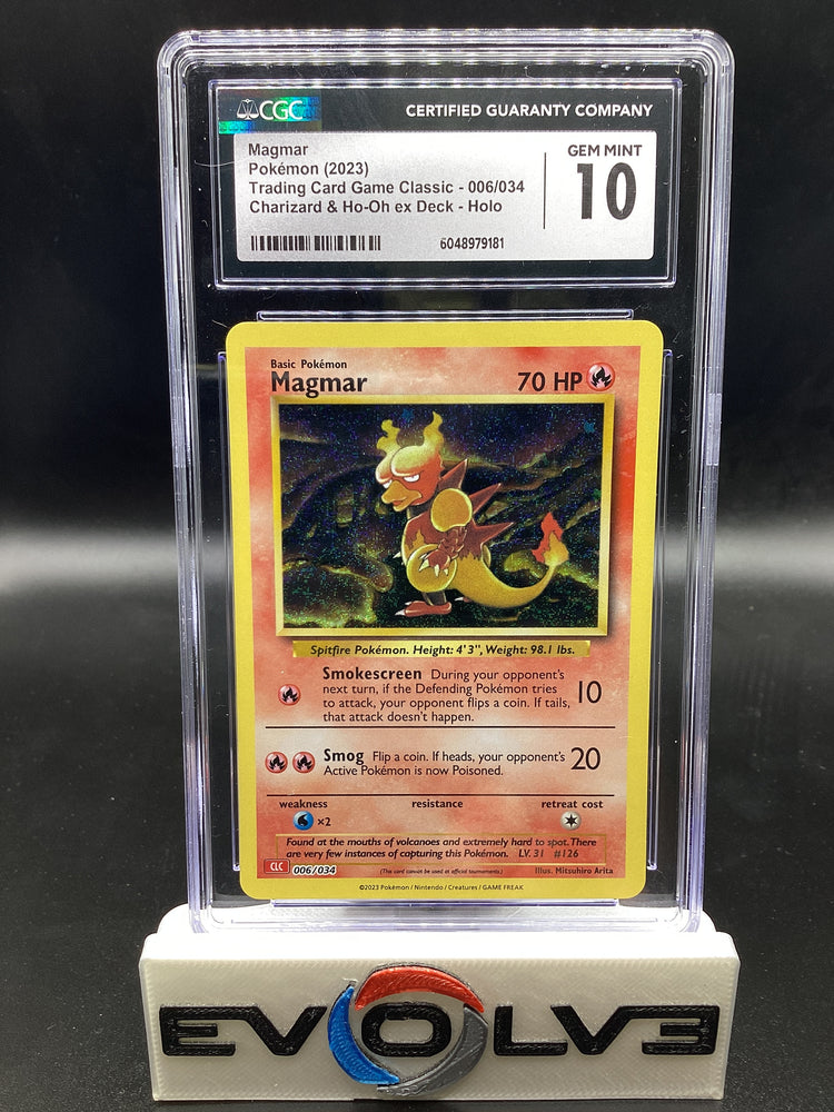 Magmar (006/034) [Pokemon TCG Classic: Charizard Deck] CGC 10