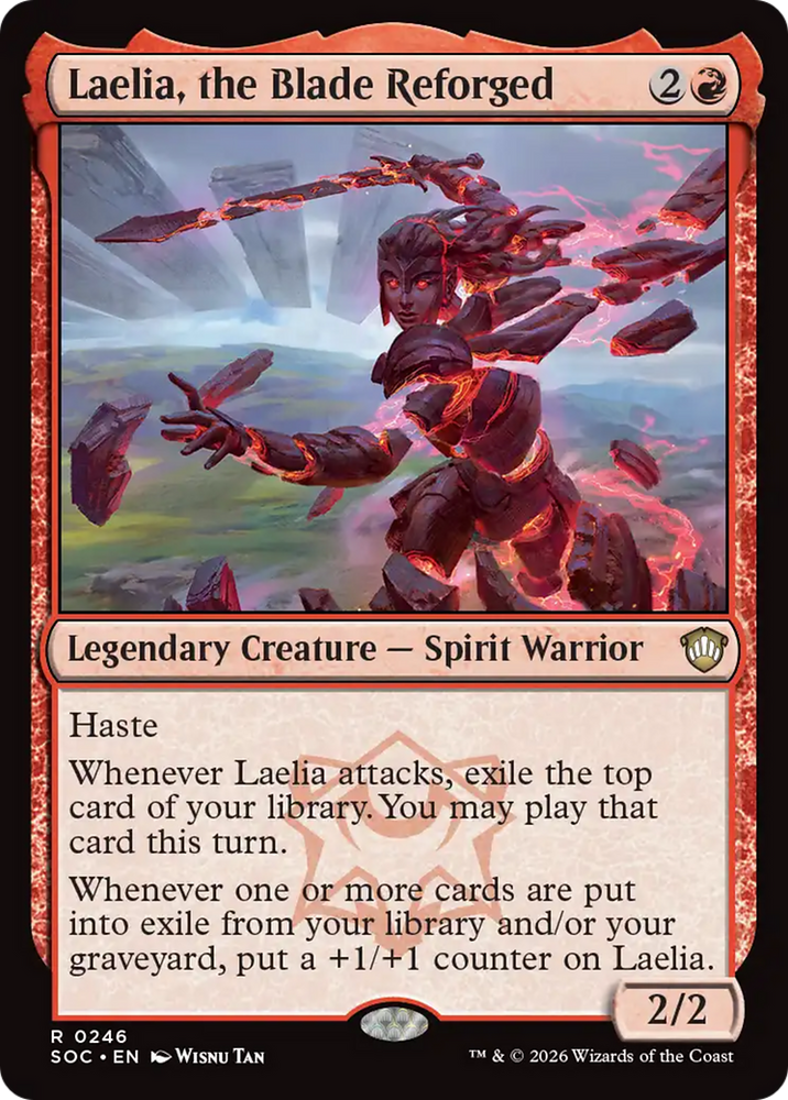 Laelia, the Blade Reforged [Secrets of Strixhaven Commander]