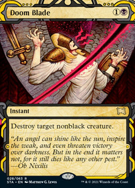 Doom Blade (Foil Etched) [Strixhaven: Mystical Archive]
