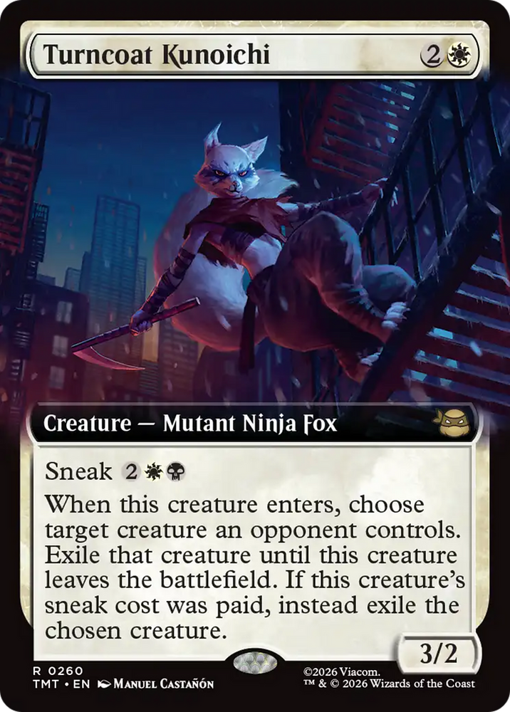 Turncoat Kunoichi (Extended Art) [Teenage Mutant Ninja Turtles]