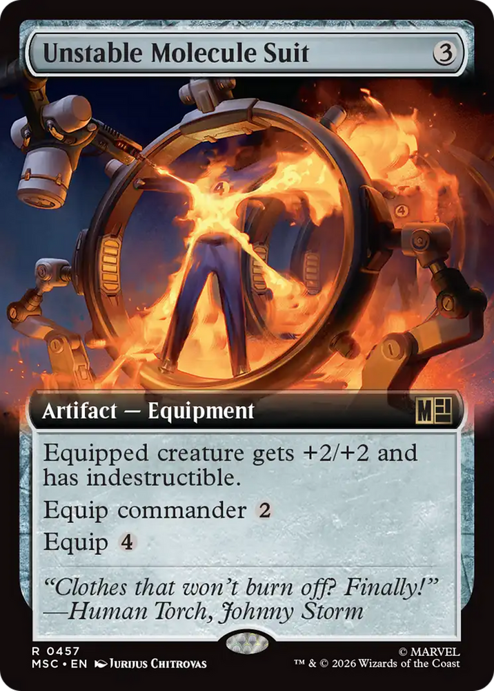Unstable Molecule Suit (Extended Art) [Marvel Super Heroes Commander]