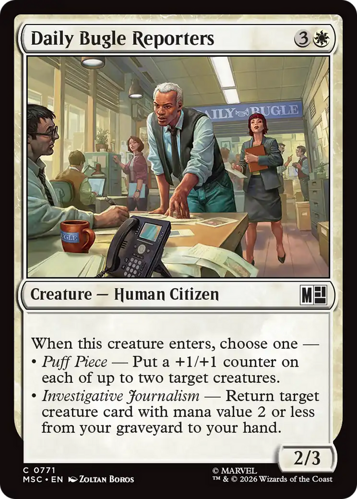 Daily Bugle Reporters [Marvel Super Heroes Commander]