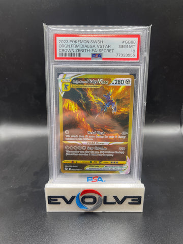 Origin Forme Dialga VSTAR (GG68/GG70) [Sword & Shield: Crown Zenith] PSA 10