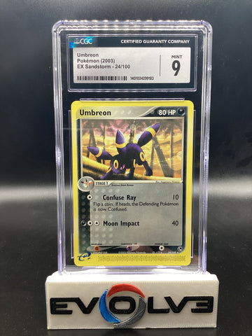 Umbreon (24/100) [Pokemon EX: Sandstorm] CGC 9