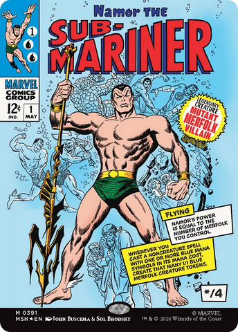 Namor the Sub-Mariner (Borderless) (0391) [Marvel Super Heroes]