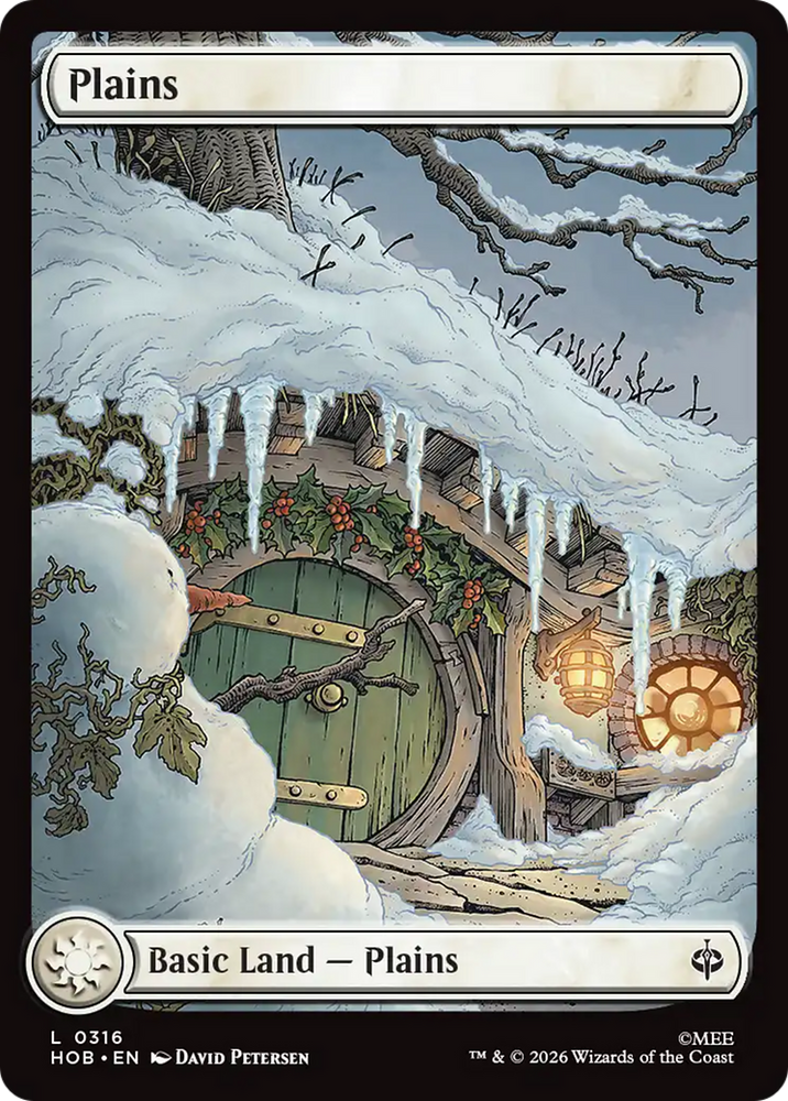 Plains (0320) (Surge Foil) [The Hobbit]